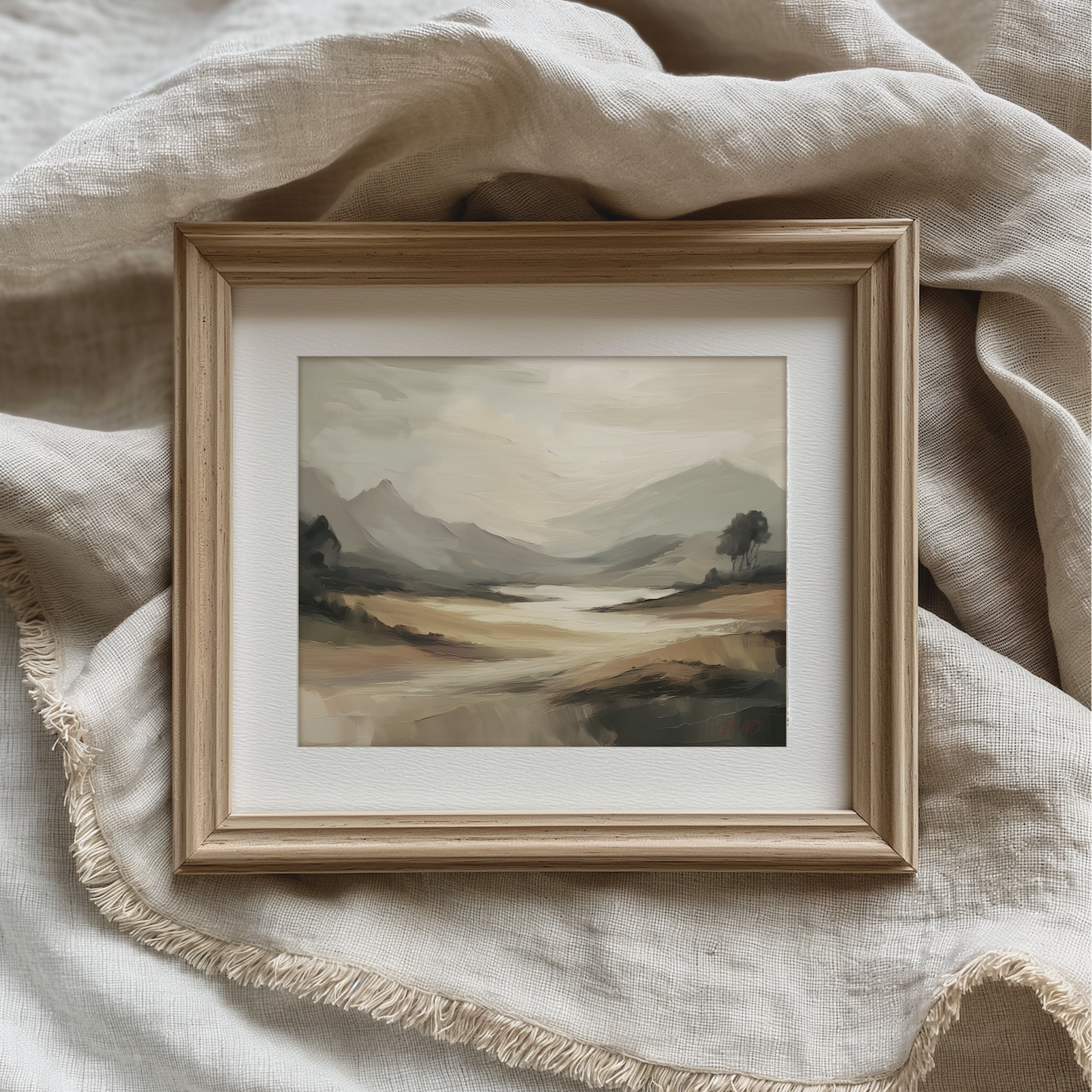 Abstract Landscape Painting Fine Art Print