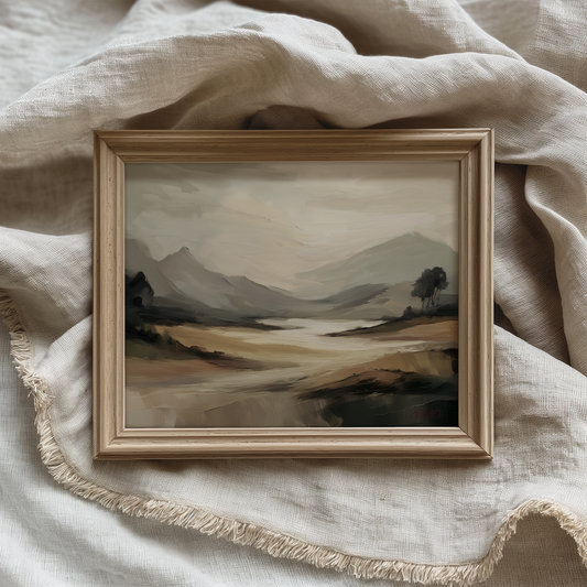 Abstract Landscape Painting Fine Art Print